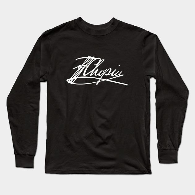 Frederic Chopin Long Sleeve T-Shirt by Woah_Jonny